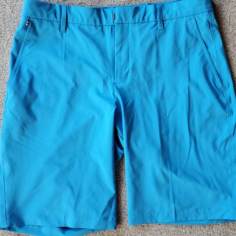 J Lindeberg light blue shorts